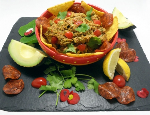 Guacamole au chorizo