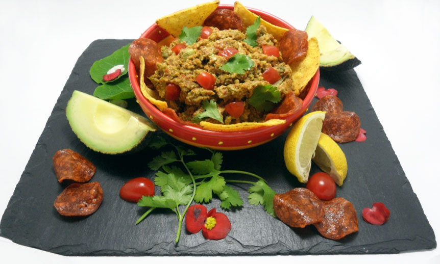 Guacamole au chorizo