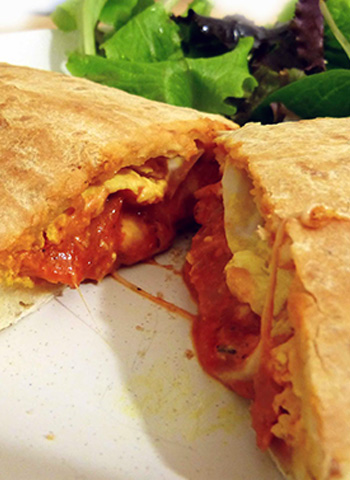 calzone chorizo